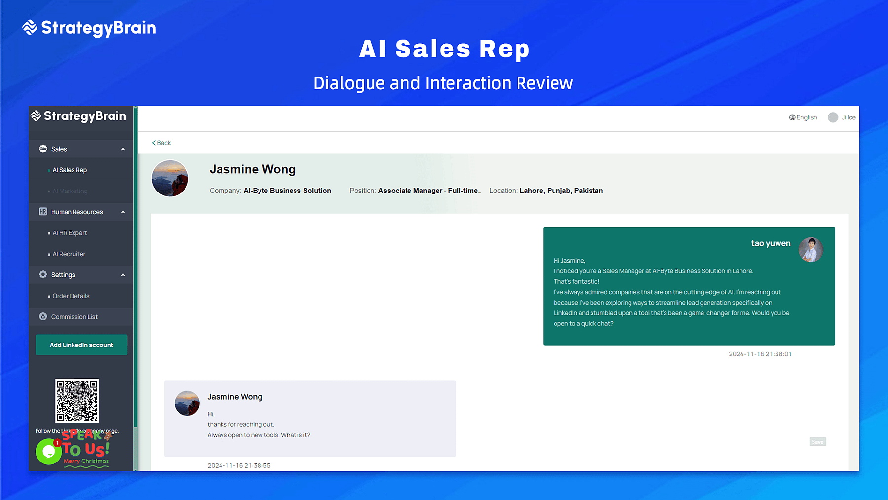 AI Sales Rep: Review and Optimize LinkedIn Conversations for Better Lead Engagement