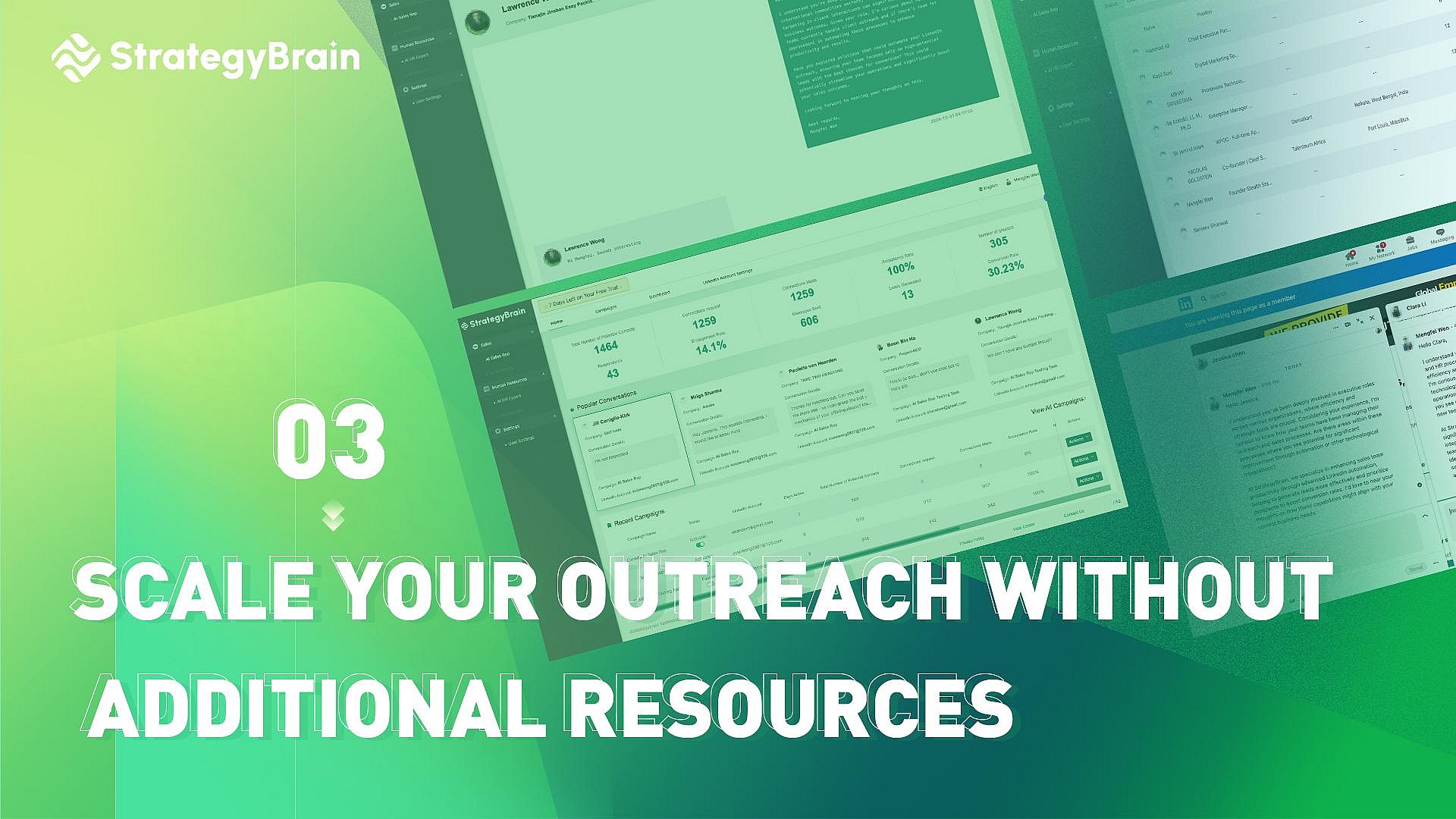 AI Sales Rep empowers your business to expand outreach efforts seamlessly without the need for additional resources. Leveraging advanced automation and intelligent algorithms, this tool handles prospecting, personalized outreach, and follow-up communication 24/7. It supports multiple languages and adapts to different cultural contexts, making it perfect for global engagement. Whether you're an emerging startup or an established enterprise, AI Sales Rep can take over repetitive lead generation tasks, freeing up your sales team to focus on high-value interactions and closing deals. The system works tirelessly across various time zones, ensuring no opportunity is missed and potential leads are nurtured in real-time. With its ability to manage multiple LinkedIn accounts and coordinate virtual sales teams, AI Sales Rep maximizes your business's reach and impact while maintaining consistent, quality communication. Say goodbye to the need for more staffing or extensive manual effort—AI Sales Rep scales your outreach efficiently, driving lead generation and sales growth with minimal investment.