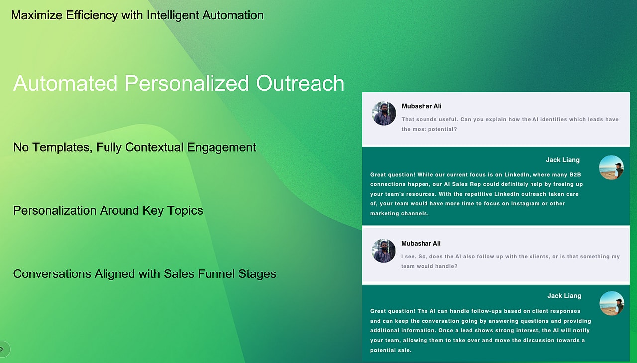 LinkedIn automation、AI sales tools、Automated sales process、Lead generation on LinkedIn、Sales team efficiency
