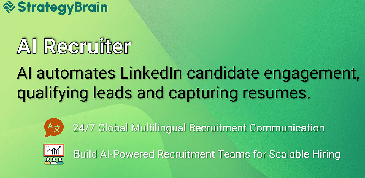 Are top recruiting platforms failing you? Revolutionize your LinkedIn recruitment strategy with AI Recruiter - a powerful tool to streamline candidate sourcing, overcome communication challenges, and expand global reach effectively.