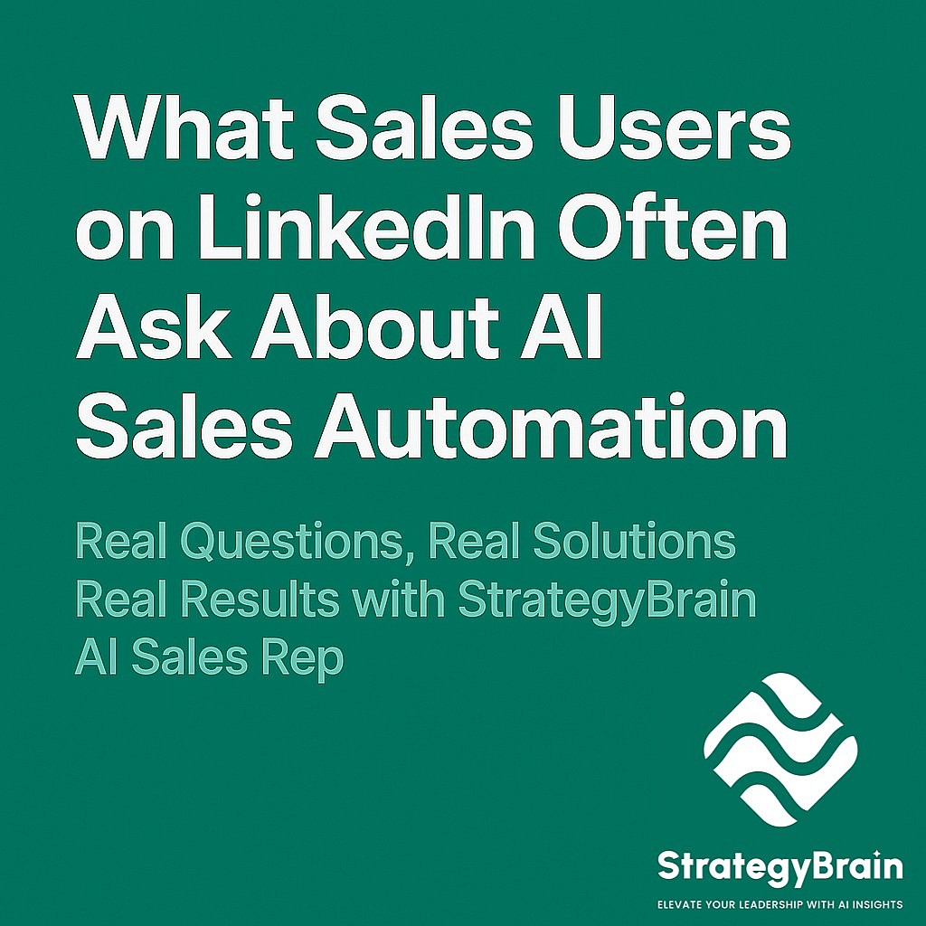 What Sales Users on LinkedIn Often Ask About AI Sales Automation